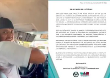 OTRA DE TAXISTAS: Suspenden a operador por agredir a pasajera en Playa del Carmen (VIDEO) 5 OTRA DE TAXISTAS: Suspenden a operador por agredir a pasajera en Playa del Carmen (VIDEO)