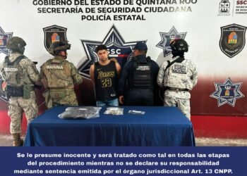 Detienen a colombiano con droga en Villas Otoch durante patrullaje