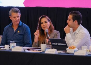 Presenta Mara Lezama al CCE proyecto del Distrito Financiero y Tecnológico de Cancún