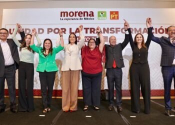 REAFIRMAN ALIANZA: Buscarán Morena-PVEM-PT perfiles “incuestionables” 1 REAFIRMAN ALIANZA: Buscarán Morena-PVEM-PT perfiles “incuestionables”