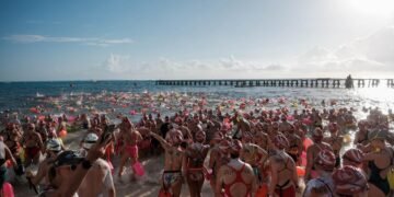 AGUAS ABIERTAS: Reúne “El Cruce” a más de mil 600 nadadores en Cancún e Isla Mujeres