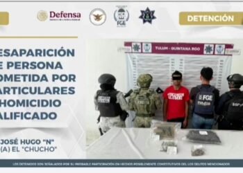 Capturan a presunto integrante de grupo criminal vinculado a desaparición y homicidio en Tulum