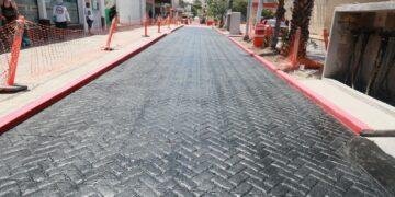ISLA MUJERES: Avanza segunda etapa de modernización de la avenida Rueda Medina