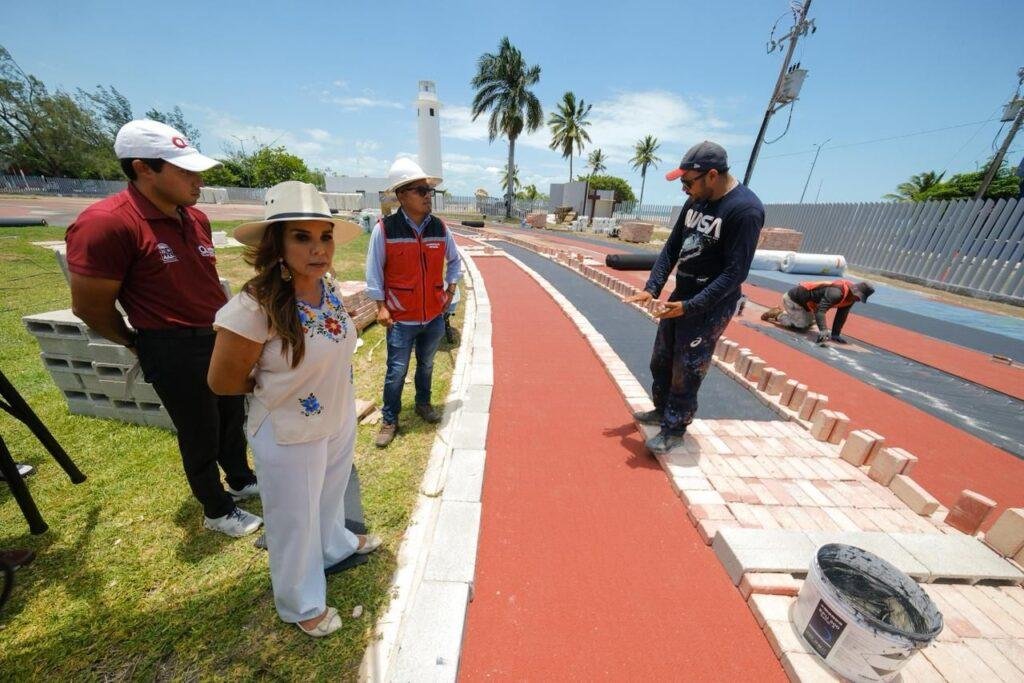 Supervisa Mara Lezama avances en la primera pista de atletismo certificada de la Península en Chetumal 1 WhatsApp Image 2026 05 23 at 10.12.27 AM 1