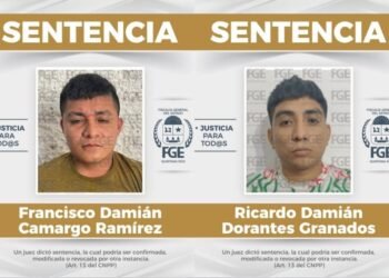Dan 40 años de prisión a dos hombres por homicidio y extorsión en Cancún