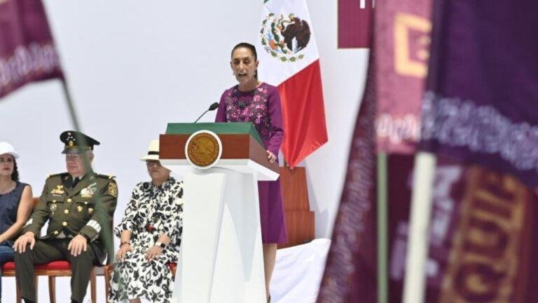 México reduce violencia: Sheinbaum urge a EU acciones contra armas y drogas