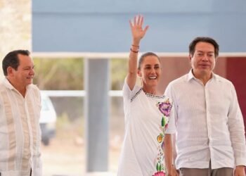 Sheinbaum blinda 4T ante injerencia externa y escala agua en Yucatán