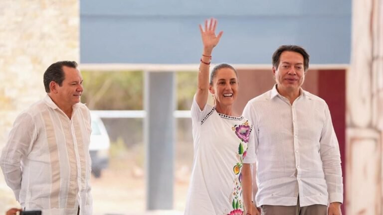 Sheinbaum blinda 4T ante injerencia externa y escala agua en Yucatán