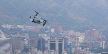 Aeronaves de EE. UU. desafían soberanía en simulacro aéreo en Caracas