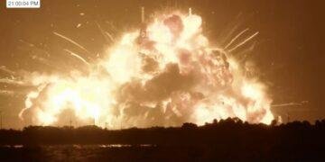 Colapso de New Glenn: La explosión en plataforma sacude programa lunar