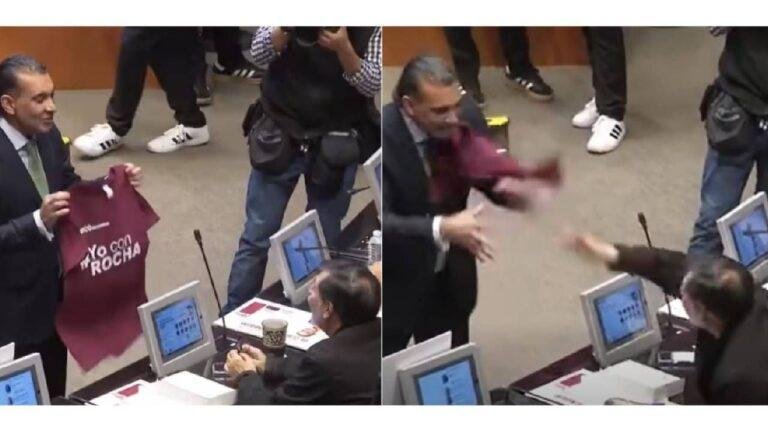 Riesgos políticos: la playera que sacudió el senado por Rocha Moya