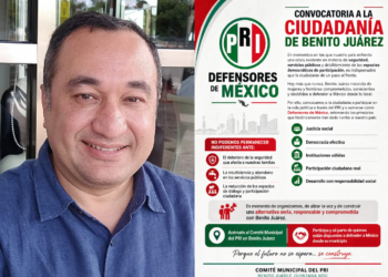 PRI-BJ: Llama a sumarse como “Defensores de México” ante crisis de seguridad y servicios