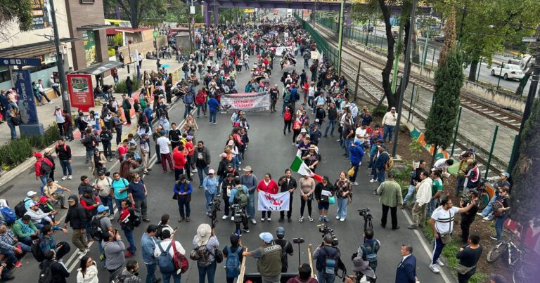 Protesta magisterial escala a puertas del Mundial 2026 en México