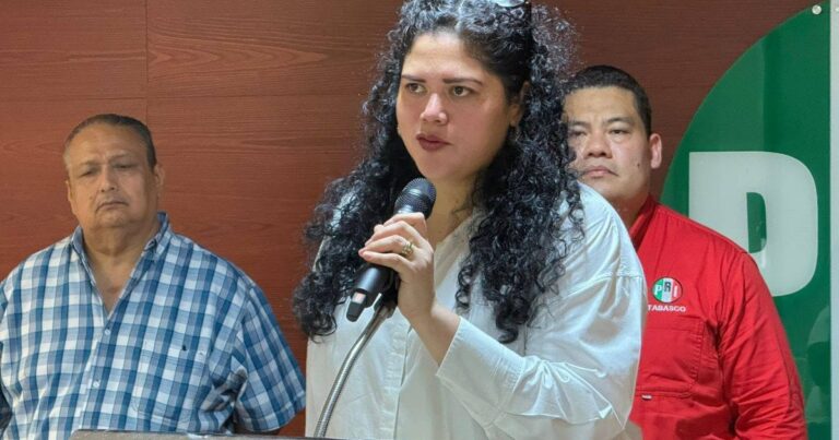 PRI Tabasco pierde a secretaria general tras suspensión de derechos