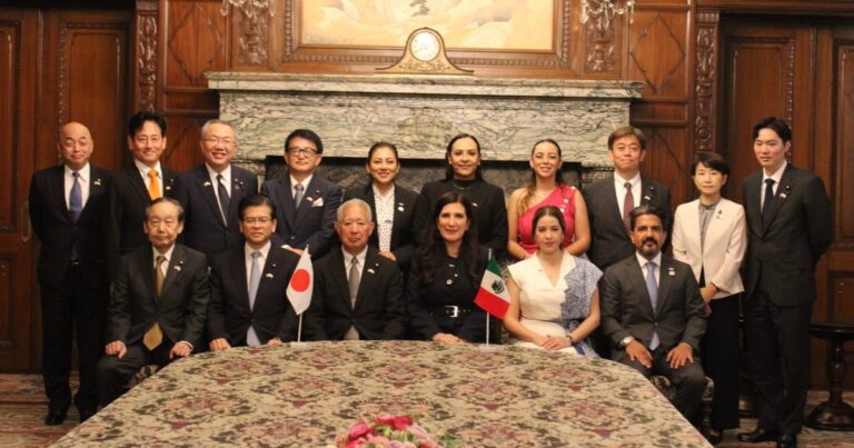 Diplomáticos de México refuerzan presencia estratégica en el Congreso de Japón