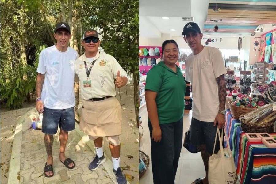 Vacaciona Ángel Di María en la isla de Cozumel 1 ANGEL 2