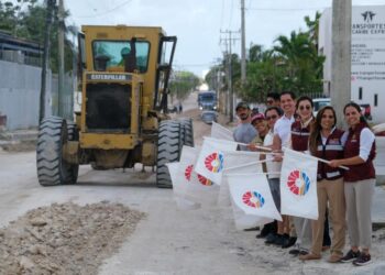Arranca modernización de avenida Nazareth en Cancún