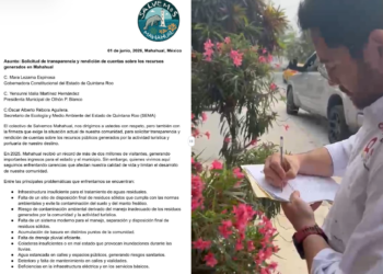 MAHAHUAL ALZA LA VOZ: Exigen infraestructura y servicios (DOCUMENTO)