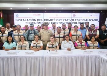 Isla Mujeres instala el Comité Operativo Especializado en Fenómenos Hidrometeorológicos