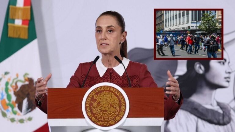 Sheinbaum alerta sobre provocación en protestas de la CNTE y activa diálogo