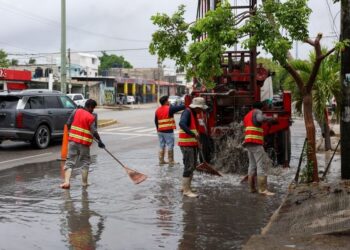 Llamado a la prevención ante pronóstico de lluvias fuertes en Cancún