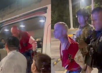 Detienen a extranjero acusado de robar celular; la víctima lo siguió hasta Puerto Morelos