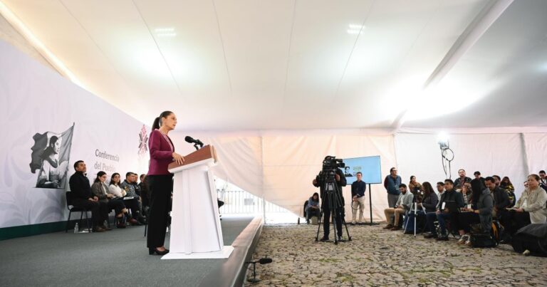 Sheinbaum sostiene presencia estatal en Michoacán frente a focos rojos