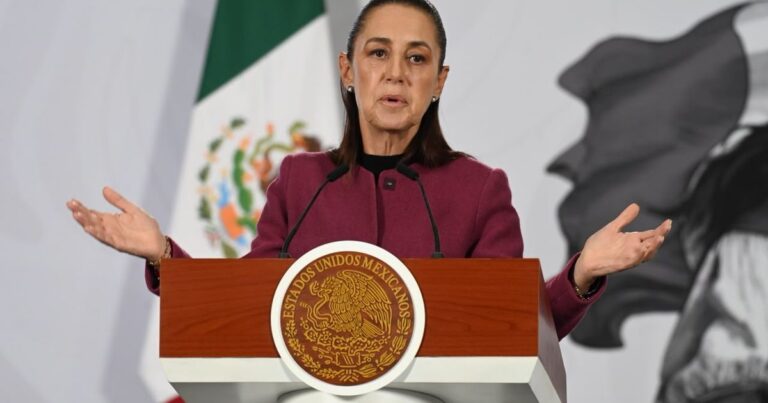 Claudia Sheinbaum desmiente acusaciones de Javier Milei sobre financiamiento externo
