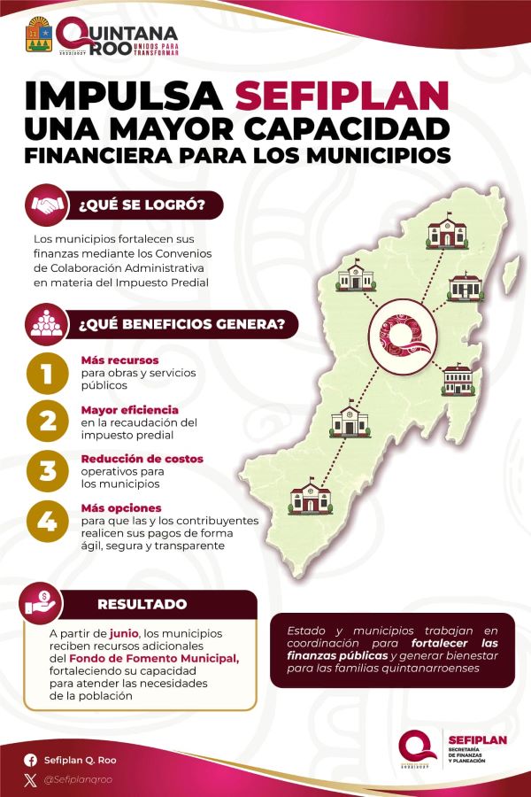 DE SEFIPLAN: Cinco ayuntamientos reciben primeros incentivos por cobrar mejor el predial 1 SEFIPLAN