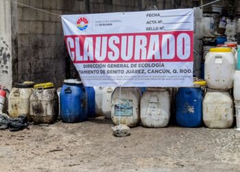 Clausuran negocio en El Milagro por manejo irregular de residuos