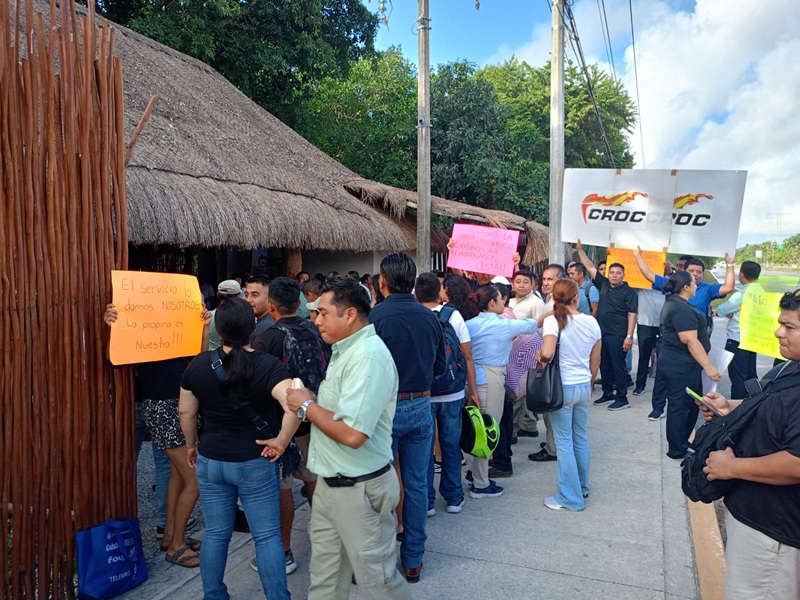 PARO EN MAYAKOBA: Trabajadores acusan descuentos irregulares 2 WhatsApp Image 2026 07 31 at 10.52.39 AM 2