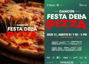 Anuncian primera edición de la Festa Della Pizza en Cancún