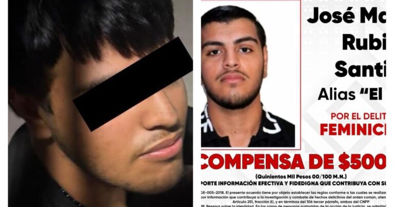 José Manuel Rubio Santini es capturado por el feminicidio de Beany Lozano