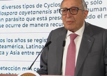 Secretaría de Salud confirma 33 casos de ciclosporiasis en México