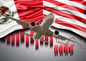 México lidera el declive regional de pasajeros aéreos en junio