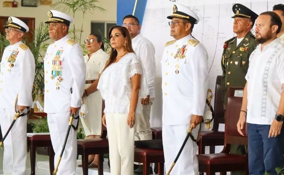 CHETUMAL: Cambio de mando en la Décima Primera Zona Naval 1 MANDO2