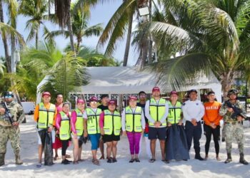 Refuerzan operativo de seguridad en playas y sitios turísticos de Isla Mujeres