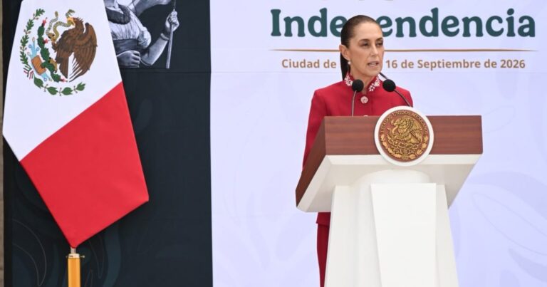Claudia Sheinbaum defiende la soberanía nacional en el desfile patrio