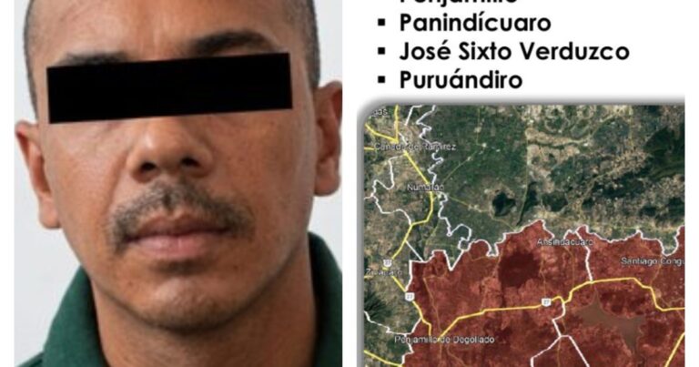 Capturan en Michoacán a operador clave del CJNG tras operativo federal