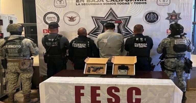 Tijuana registra captura de operador de drones vinculados a redes de tráfico de personas