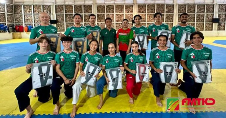 Federación mexicana de taekwondo reparte indumentaria apócrifa en mundial