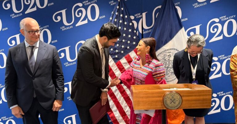 El alcalde de Nueva York elogia las utopías de Clara Brugada en la Ciudad de México