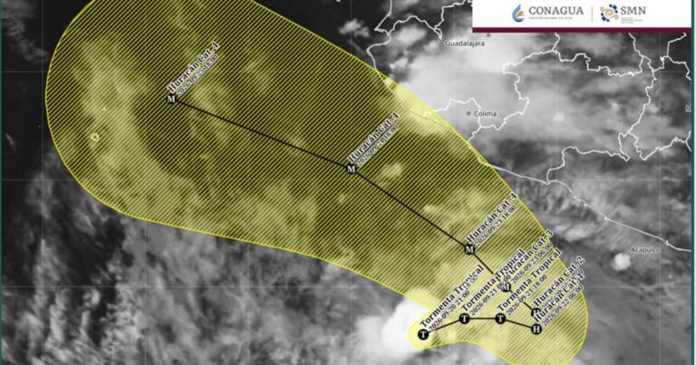 Tormenta tropical Polo amenaza el litoral suroeste de México con categoría cuatro