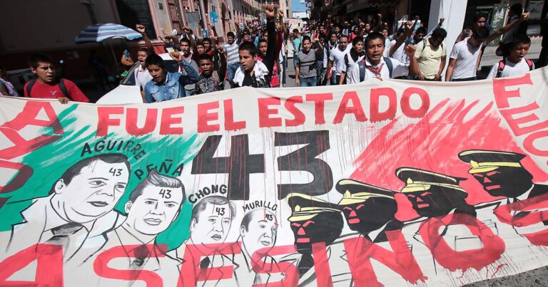 Exigen investigar al ejército a doce años de la desaparición en Ayotzinapa