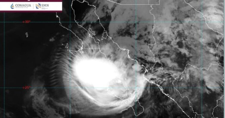 Huracán Polo impacta Baja California Sur como categoría dos