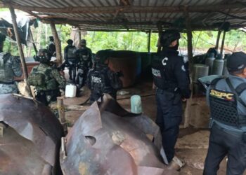 Fuerzas federales desmantelan tres laboratorios de metanfetamina en Guerrero