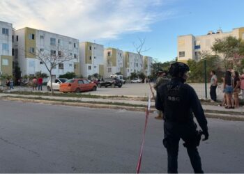 Balean a hombre en fraccionamiento Residencial Turquesa de Cancún 2 Balean a hombre en fraccionamiento Residencial Turquesa de Cancún