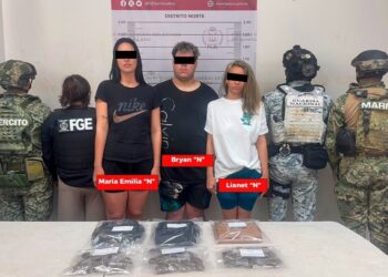 ¡TRES DETENIDOS!: Aseguran drogas en cateo a dos viviendas en Cancún