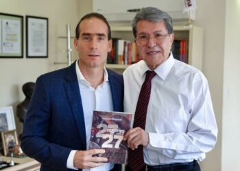 Se reúne Diego Castañón con Ricardo Monreal