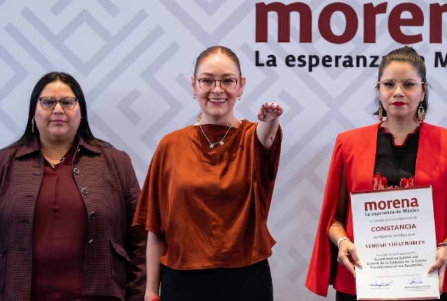 RUMBO A 2027: Morena designa a Verónica Díaz coordinadora en Zacatecas